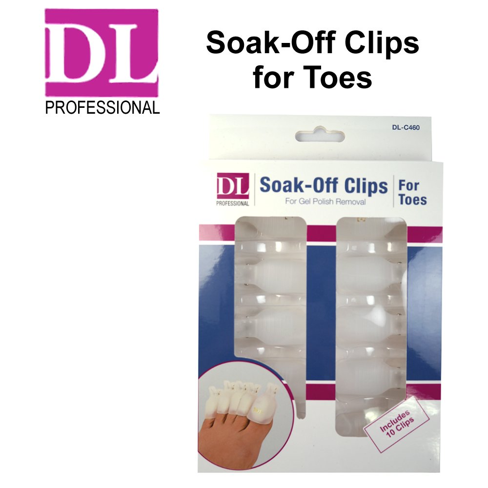 Explore our selection of items that will assist you become the best version  of you DL Professional Soak-Off Clips for Toes (DL-C460) DL Professional